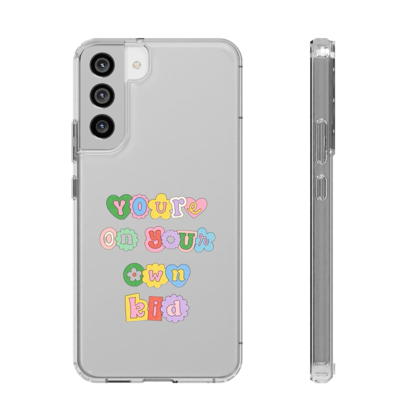 "You're on Your Own, Kid" Taylor Swift Midnights "Patch" Clear PhoneCases (Iphone & Samsung)