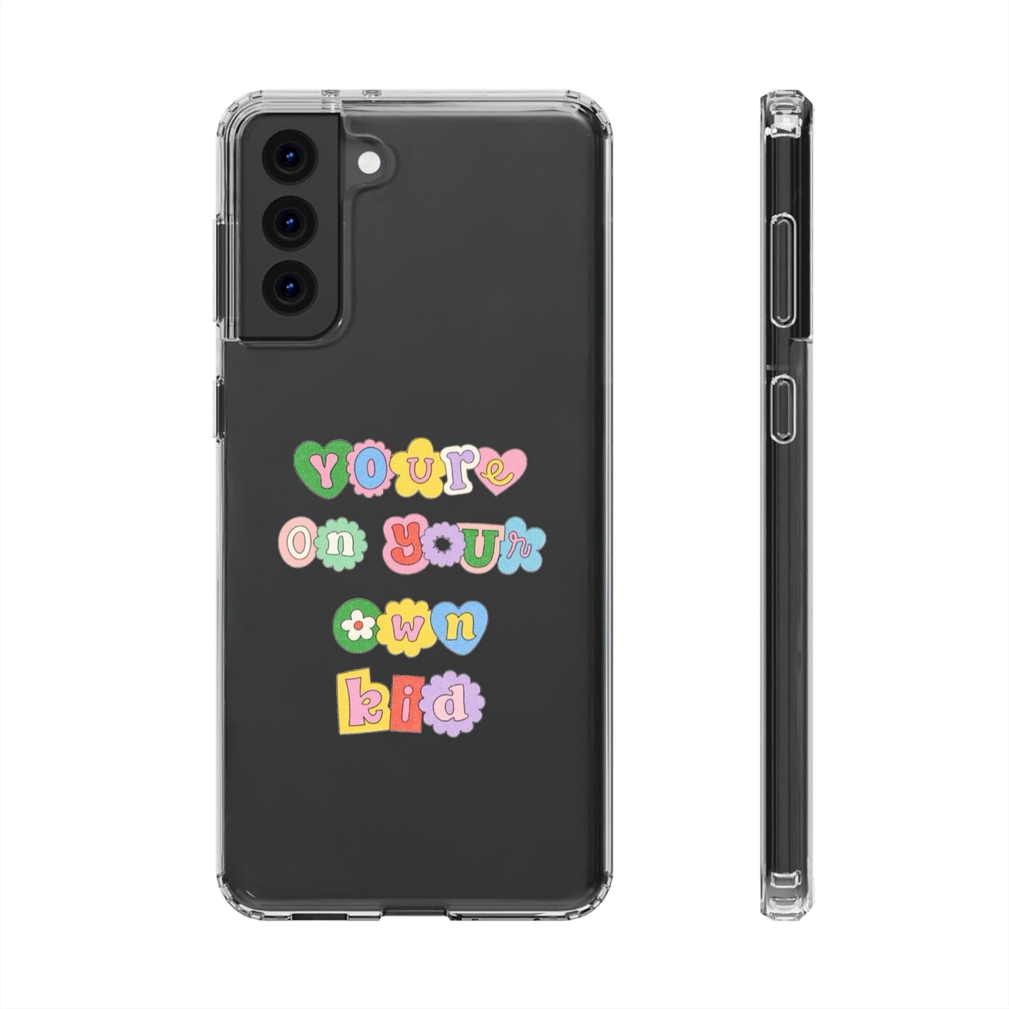 "You're on Your Own, Kid" Taylor Swift Midnights "Patch" Clear PhoneCases (Iphone & Samsung)