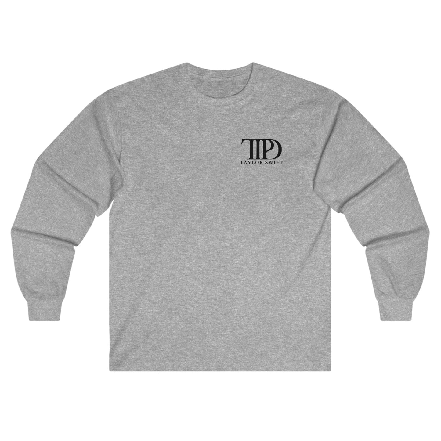 "OLD HABITS DIE SCREAMING" TTPD 'The Black Dog' Variant Long Sleeve (TS, The Tortured Poets Department, Unisex Ultra Cotton Long Sleeve Tee)