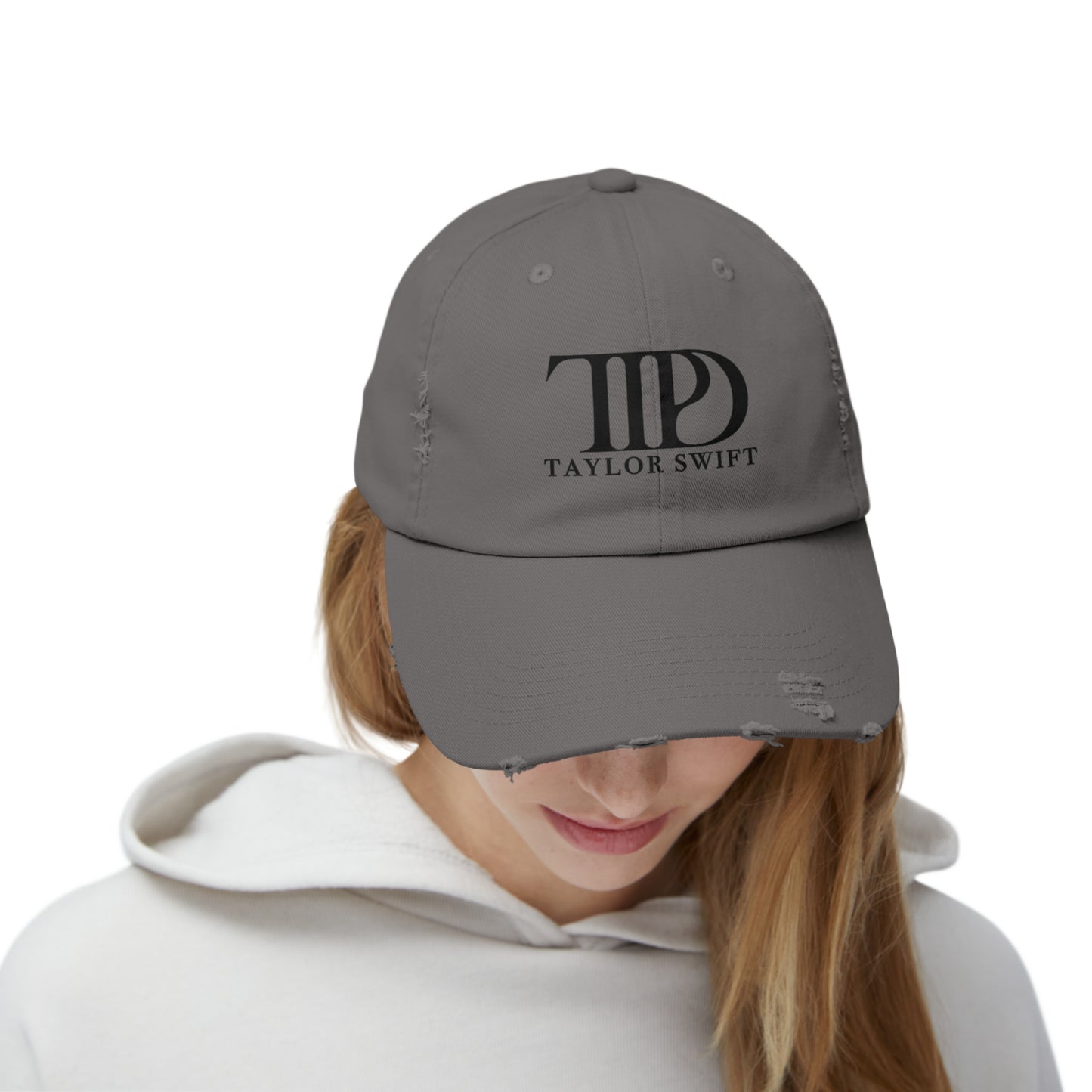 TTPD Taylor Swift Distressed Hat (The Tortured Poets Department, TS 11, Unisex Distressed Cap)