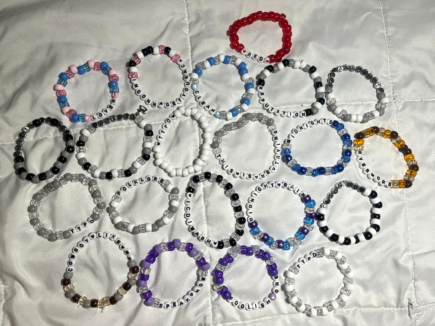 (PRIVATE) Taylor Swift Bracelets (Read description!!)